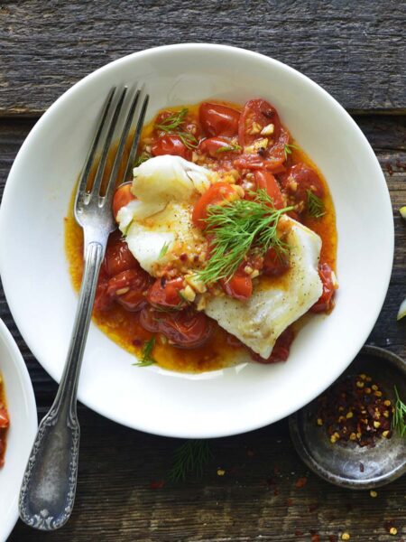 pan seared cod featured image