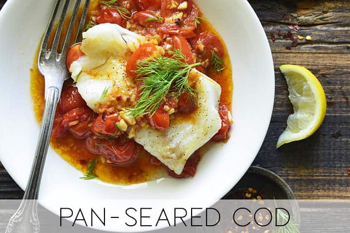 pan seared cod recipe with description