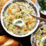 polish dill pickle soup recipe featured image