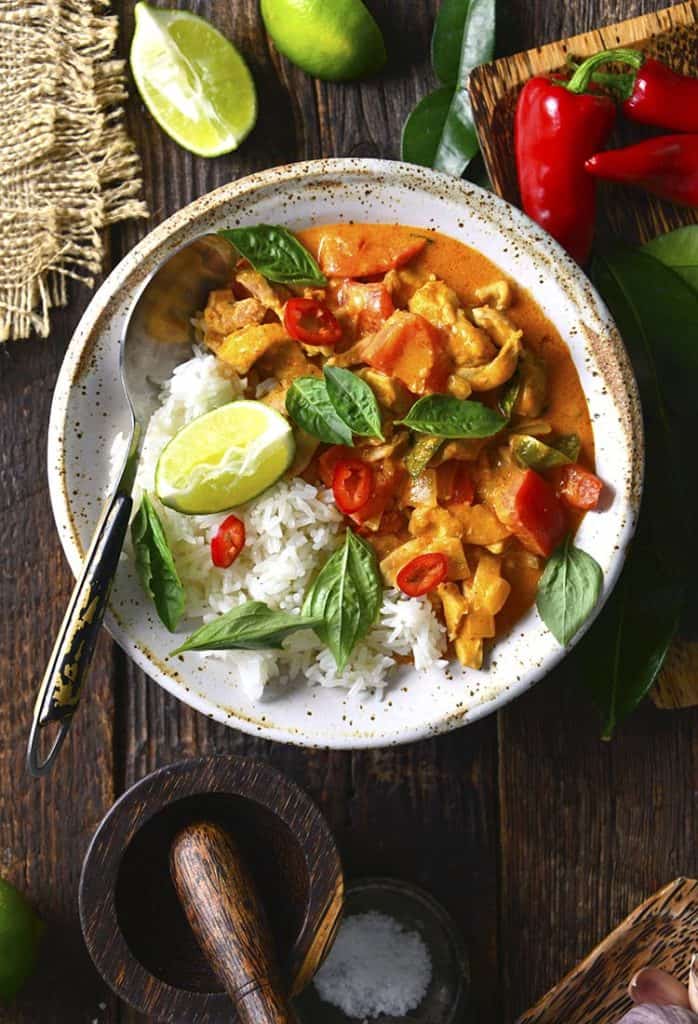 chicken panang curry for homepage
