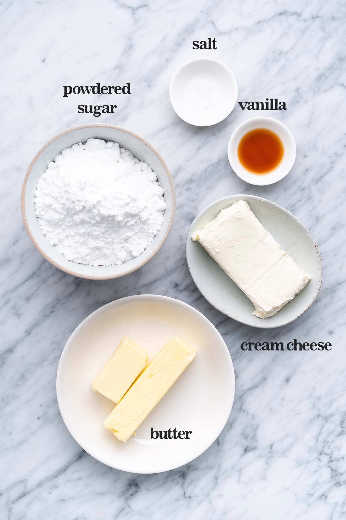 cream cheese frosting ingredients
