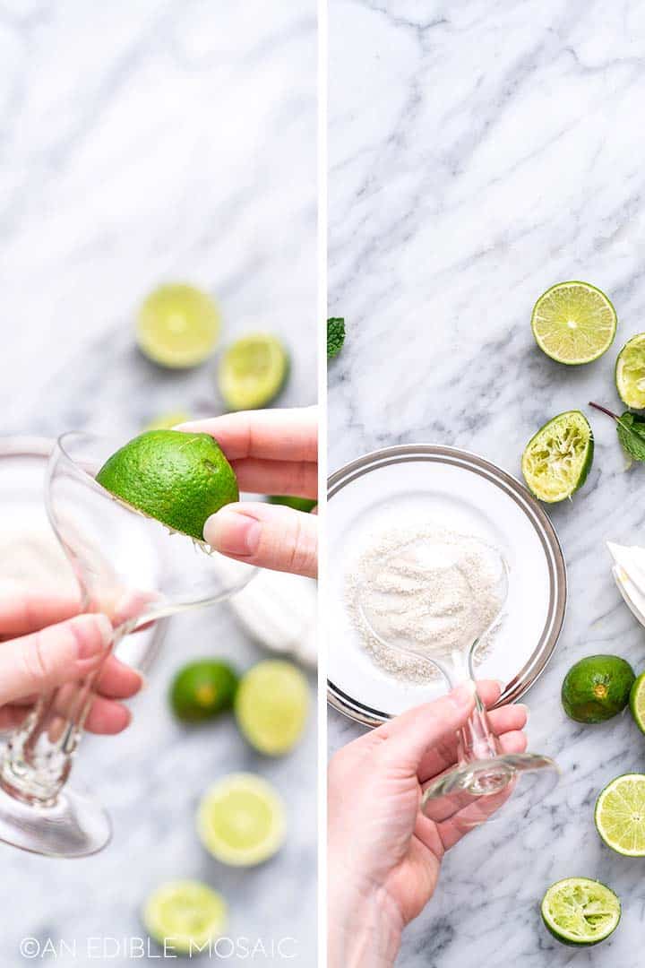 how to rim a tequila glass with salt