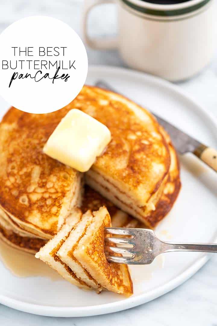 the best buttermilk pancakes graphic