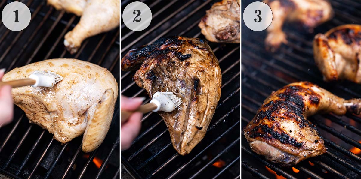 how to baste chicken with chiavettas
