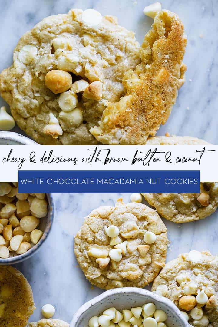 white chocolate macadamia nut cookies recipe pin
