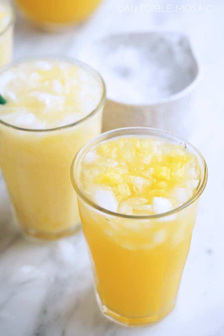 copycat starbucks pineapple refreshers beverage