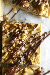 no bake peanut butter bars featured image