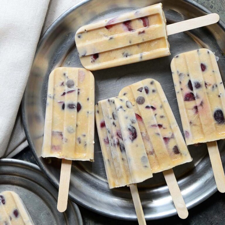 best chocolate cherry coffee popsicles recipe featured image