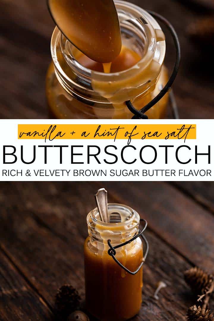 butterscotch sauce recipe pin