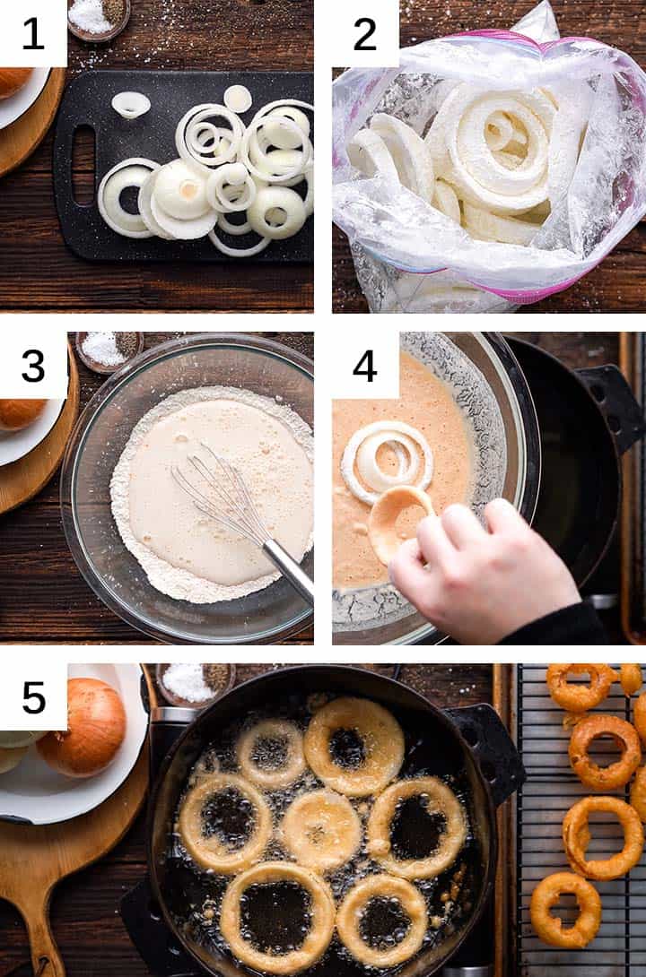 how to make beer battered onion rings