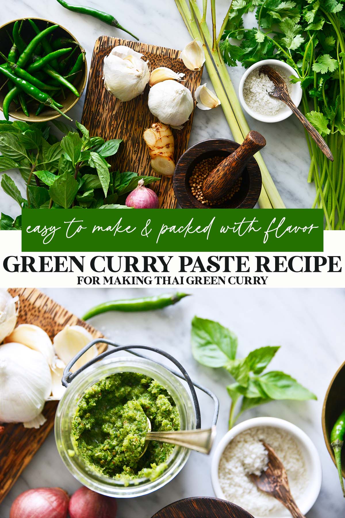 green curry paste recipe pin