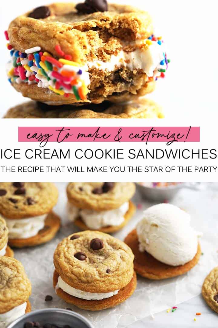 ice cream cookie sandwiches pin