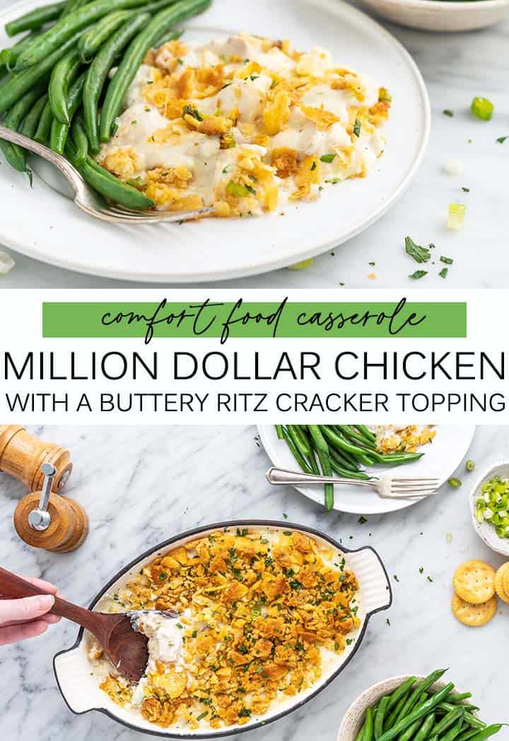 million dollar chicken casserole pin