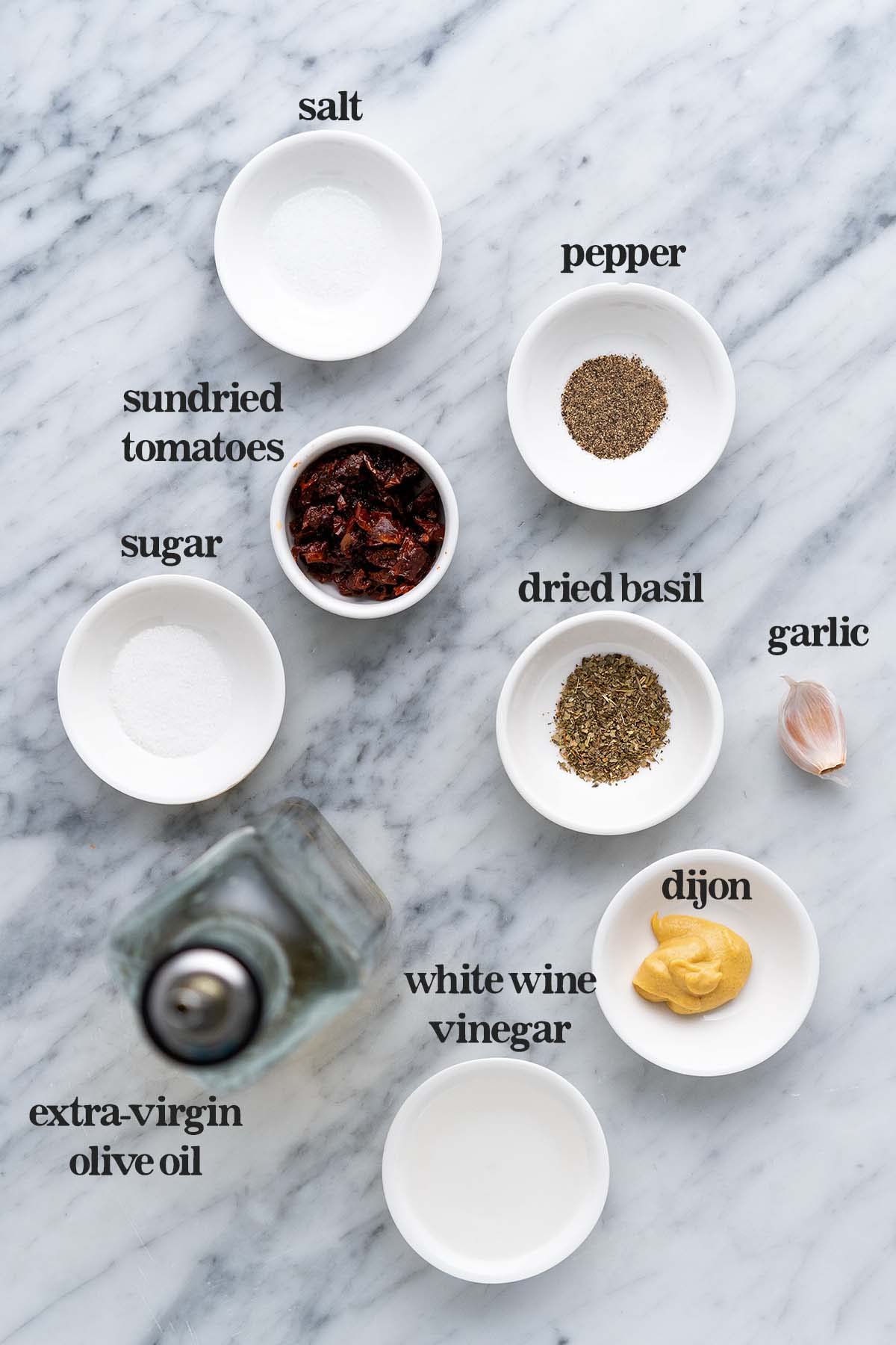 sundried tomato vinaigrette ingredients