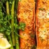 garlic butter salmon featured image