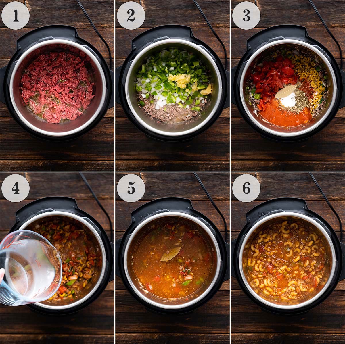 how to make instant pot ground beef goulash