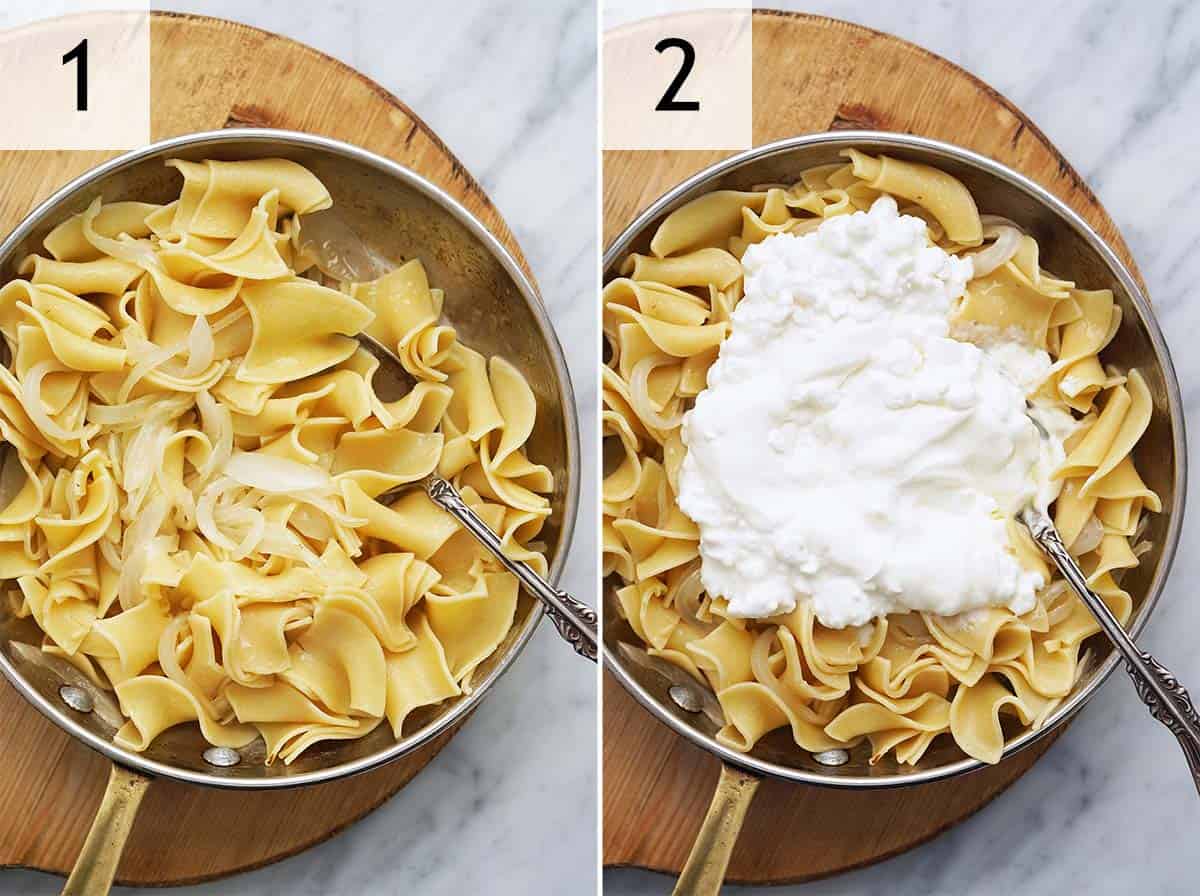 how to make polish cottage cheese egg noodles