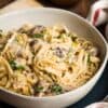 mushroom and leek pasta