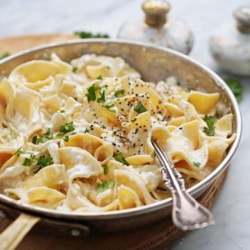 polish cottage cheese noodles featured image