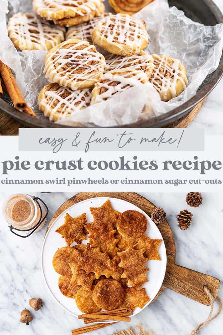 easy pie crust cookies recipe pin