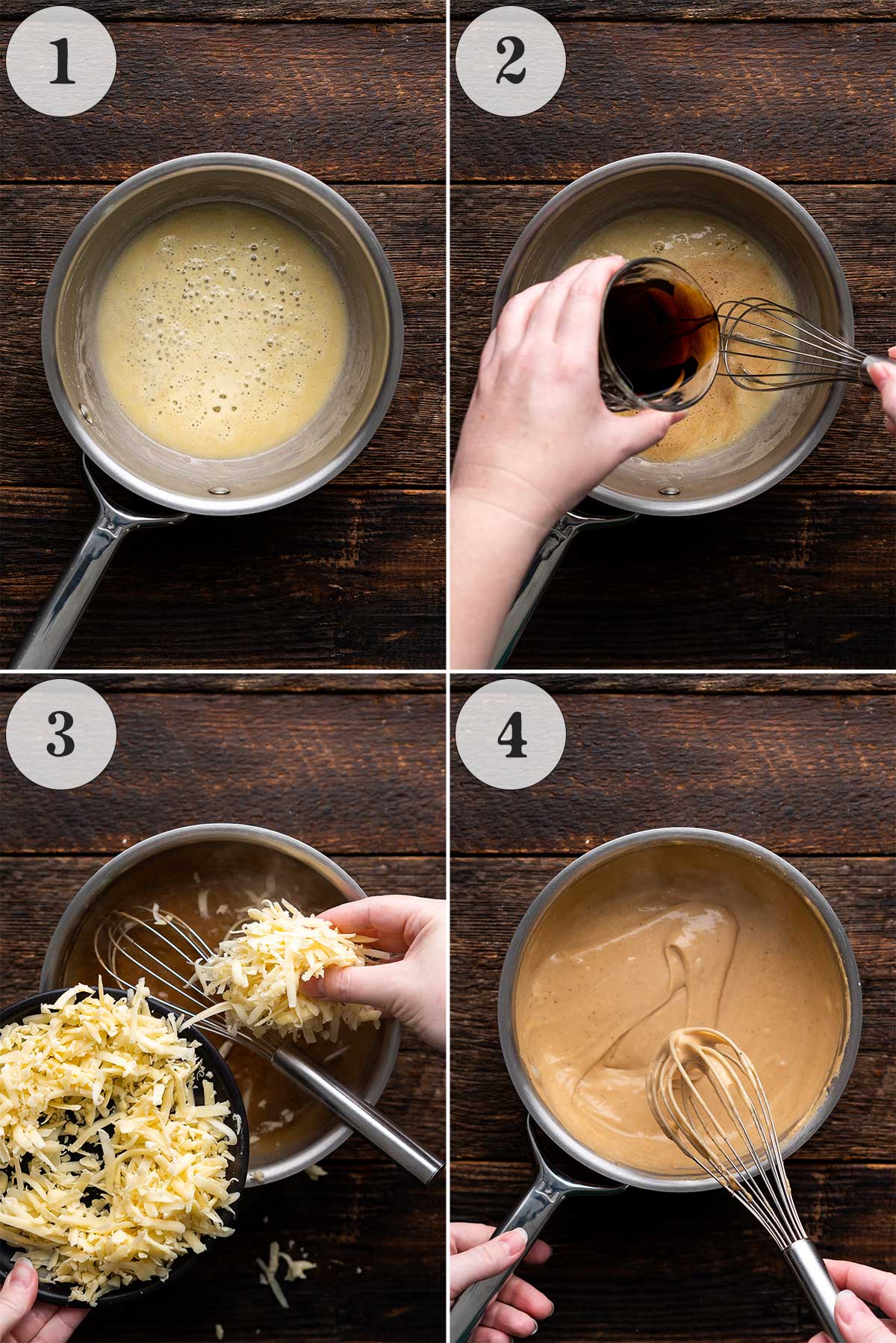 how to make cheesy Welsh rarebit sauce