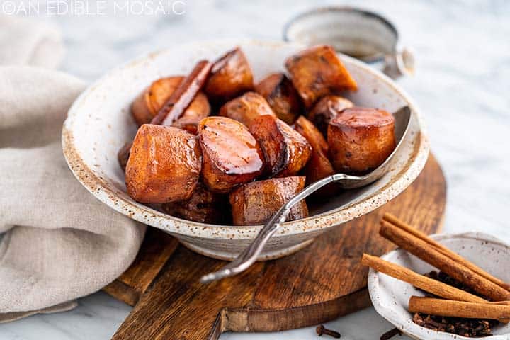 melting sweet potatoes recipe