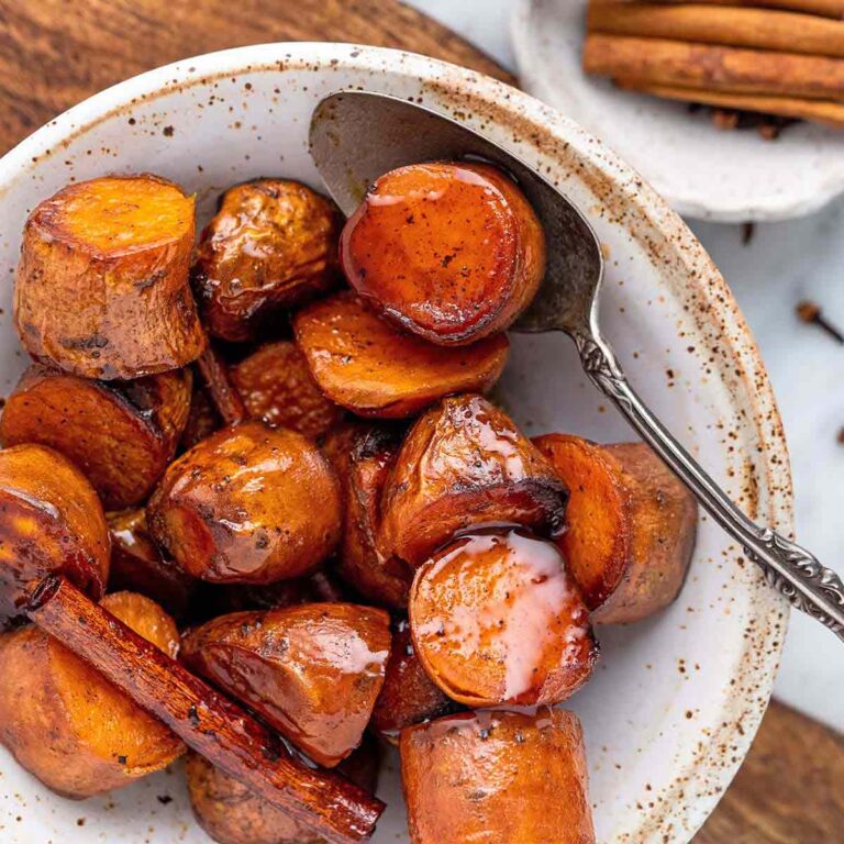 candied melting sweet potatoes recipe featured image