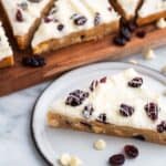 cranberry bliss bars recipe featured image
