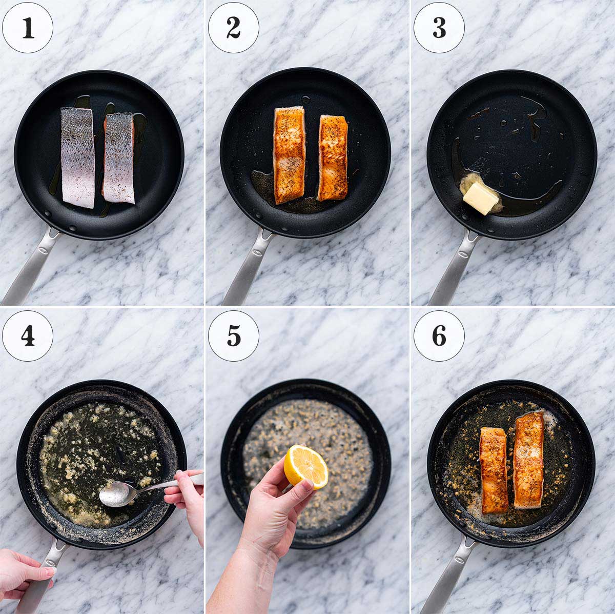 how to make garlic butter salmon