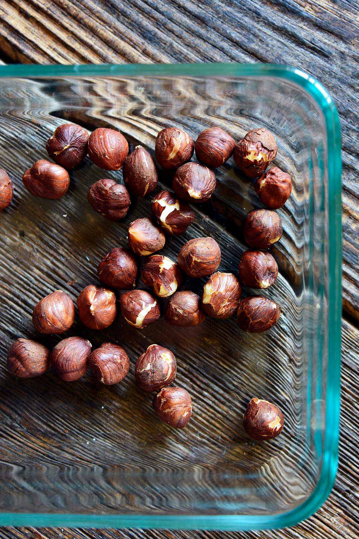 roasted hazelnuts