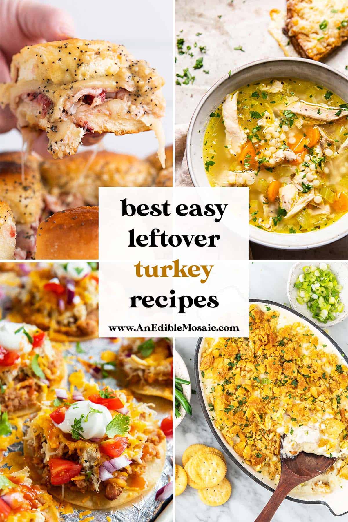 the best ever easy leftover turkey recipes pin