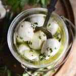 marinated mozzarella balls featured image