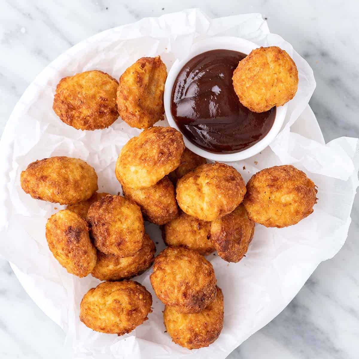 Air-fryer chicken nuggets recipe