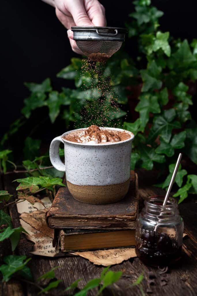 black forest hot chocolate