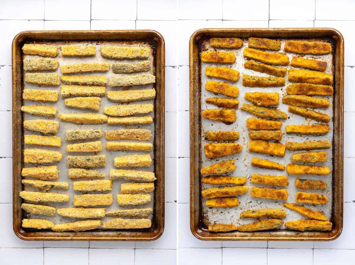 how to make baked zucchini fries