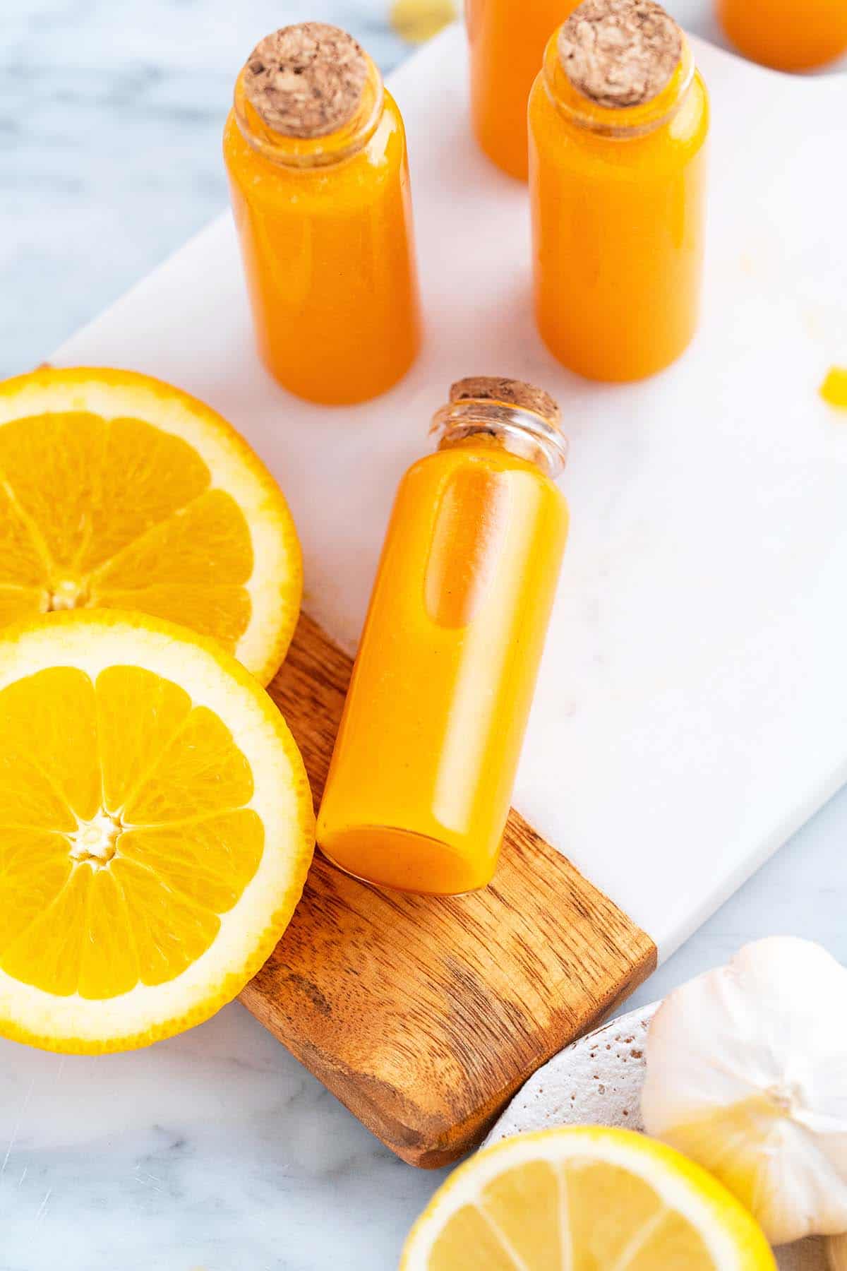 vial of citrus immune boosting juice