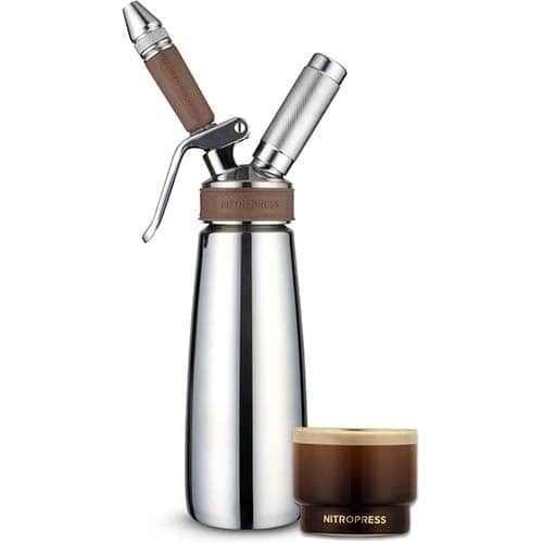 Higher End Canister-Style Portable Nitro Cold Brew Coffee Maker