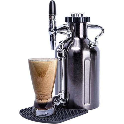 Keg Style Integrated Cold Brew Coffee Maker and Nitro Dispenser