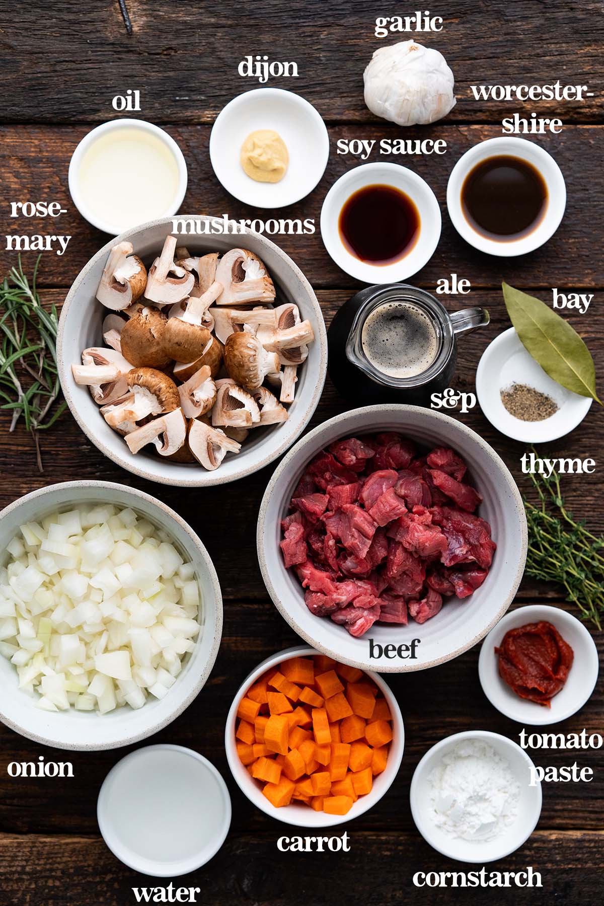 beef and ale stew ingredients