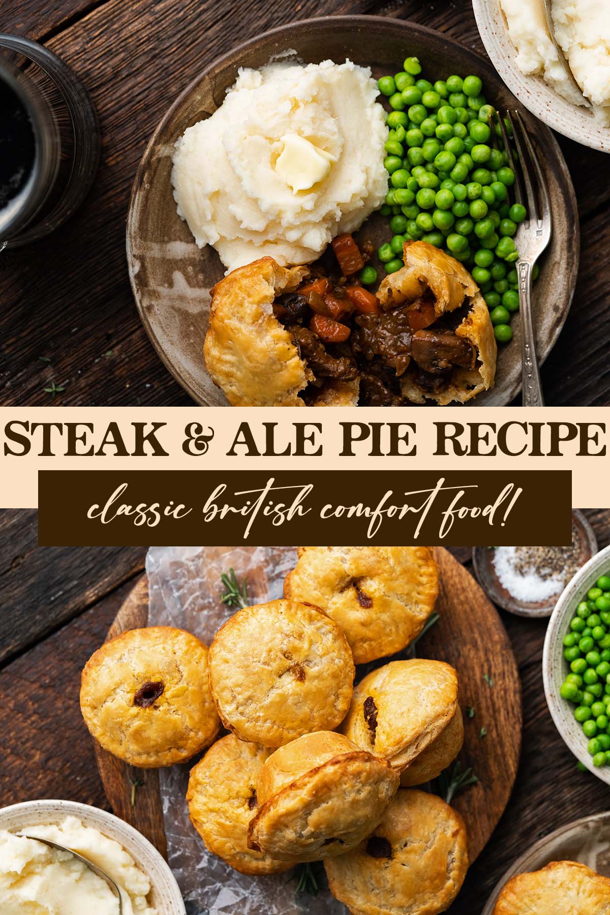 british steak and ale pie recipe pin