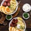 kielbasa and pierogi recipe featured image