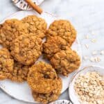 air fryer oatmeal cookies featured image