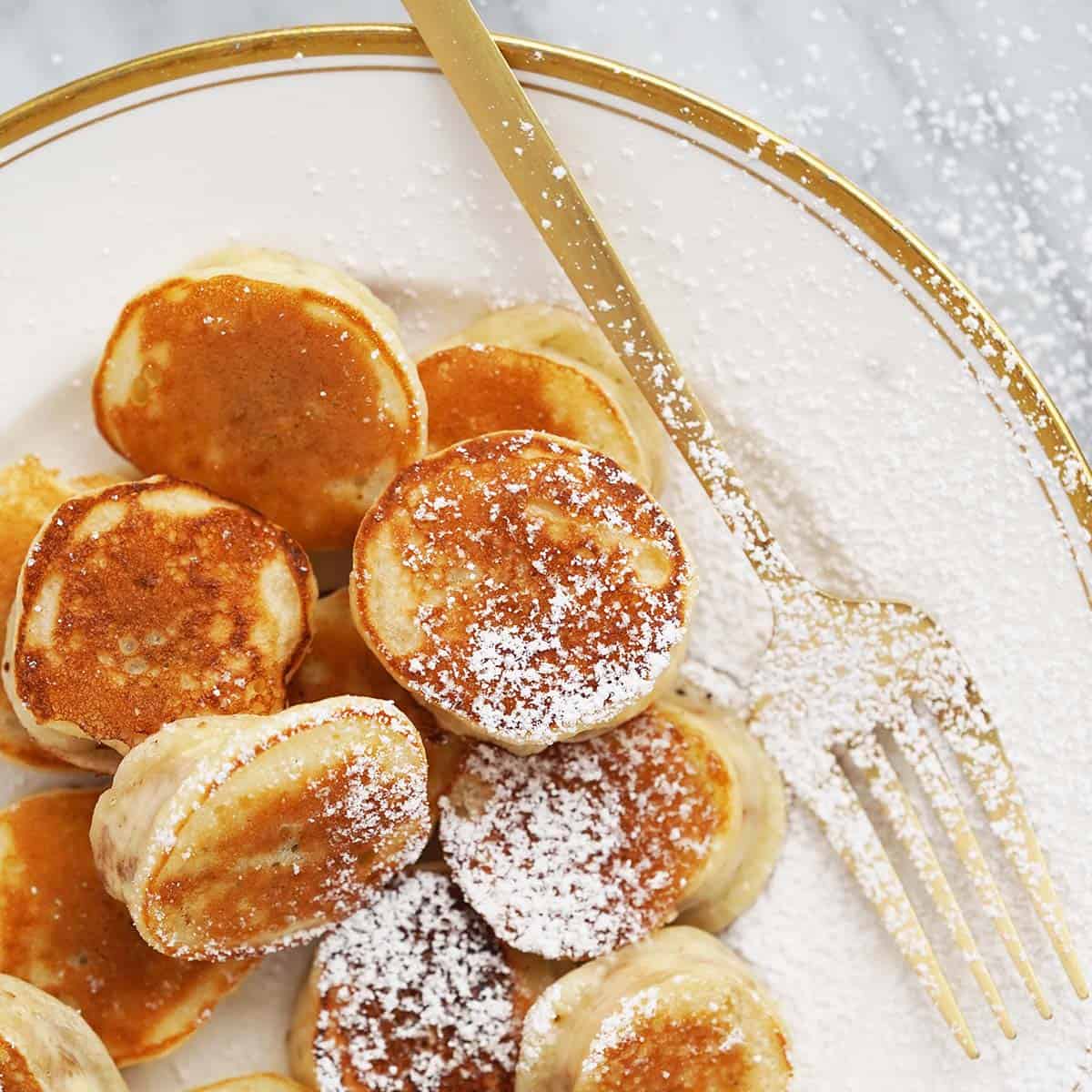 banana pancake bites featured image