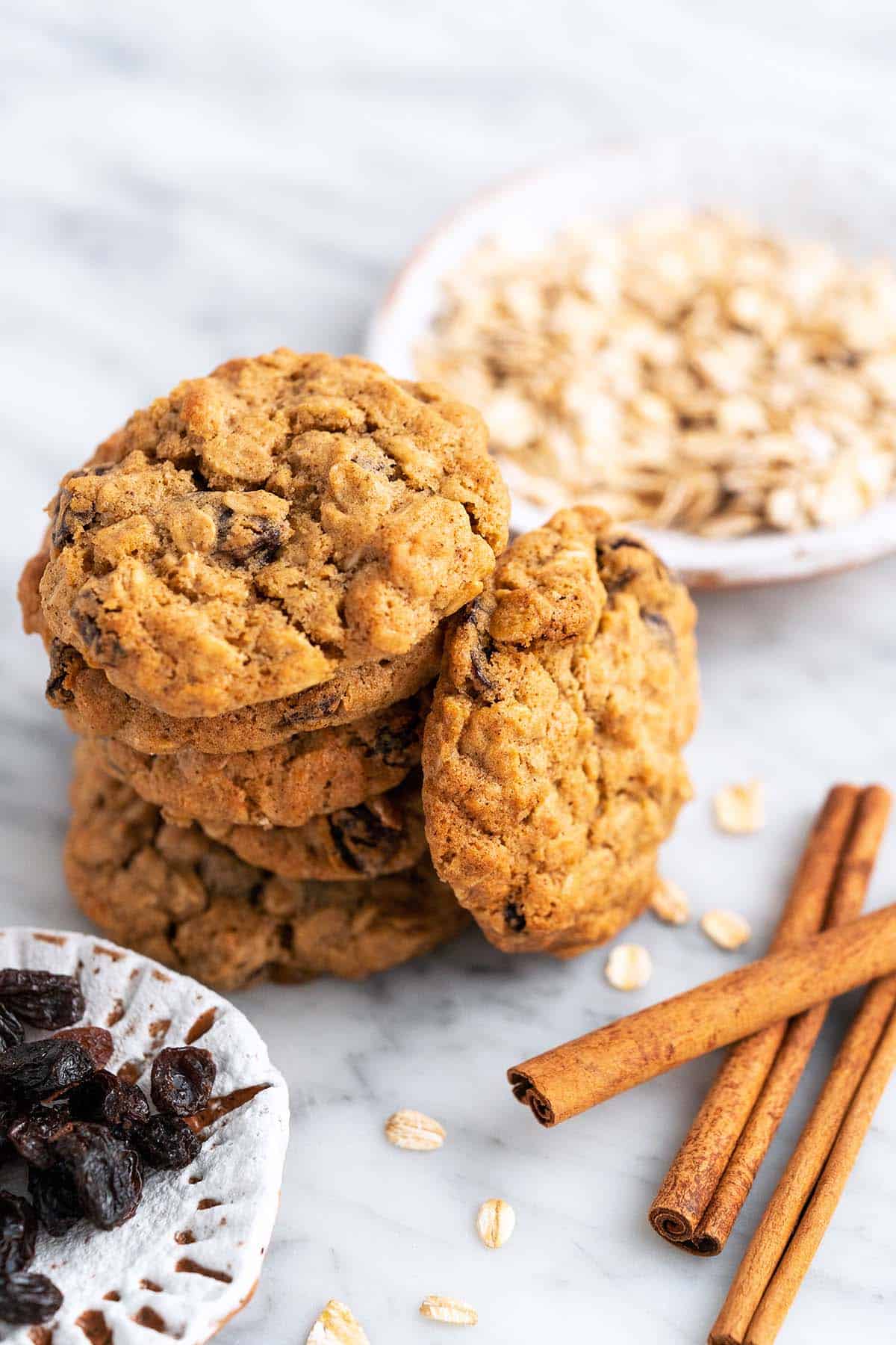cookies made in the air fryer with oatmeal and raisins