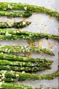 garlic parmesan asparagus featured image