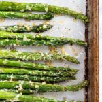 garlic parmesan asparagus recipe featured image