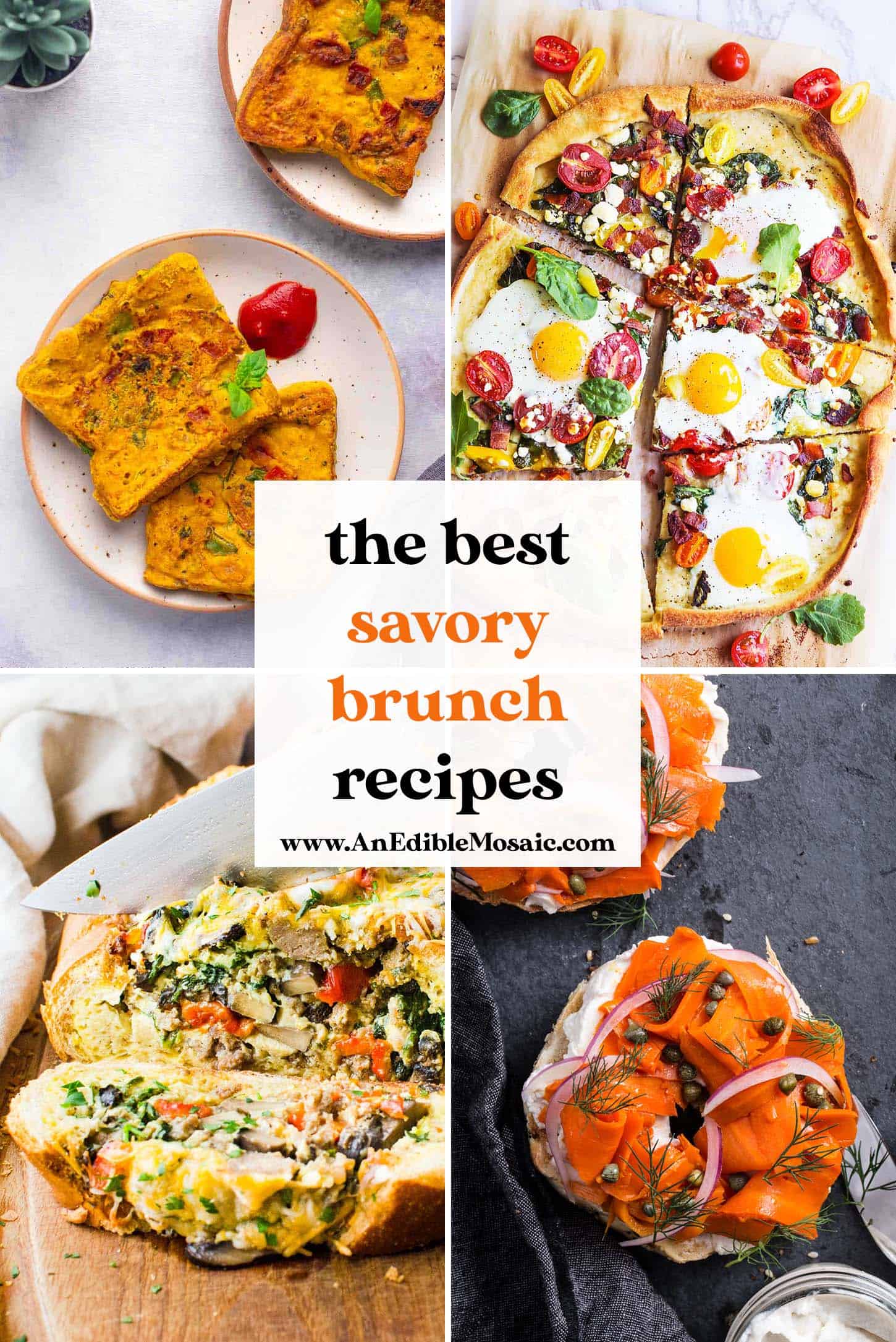 the best savory brunch recipes pin