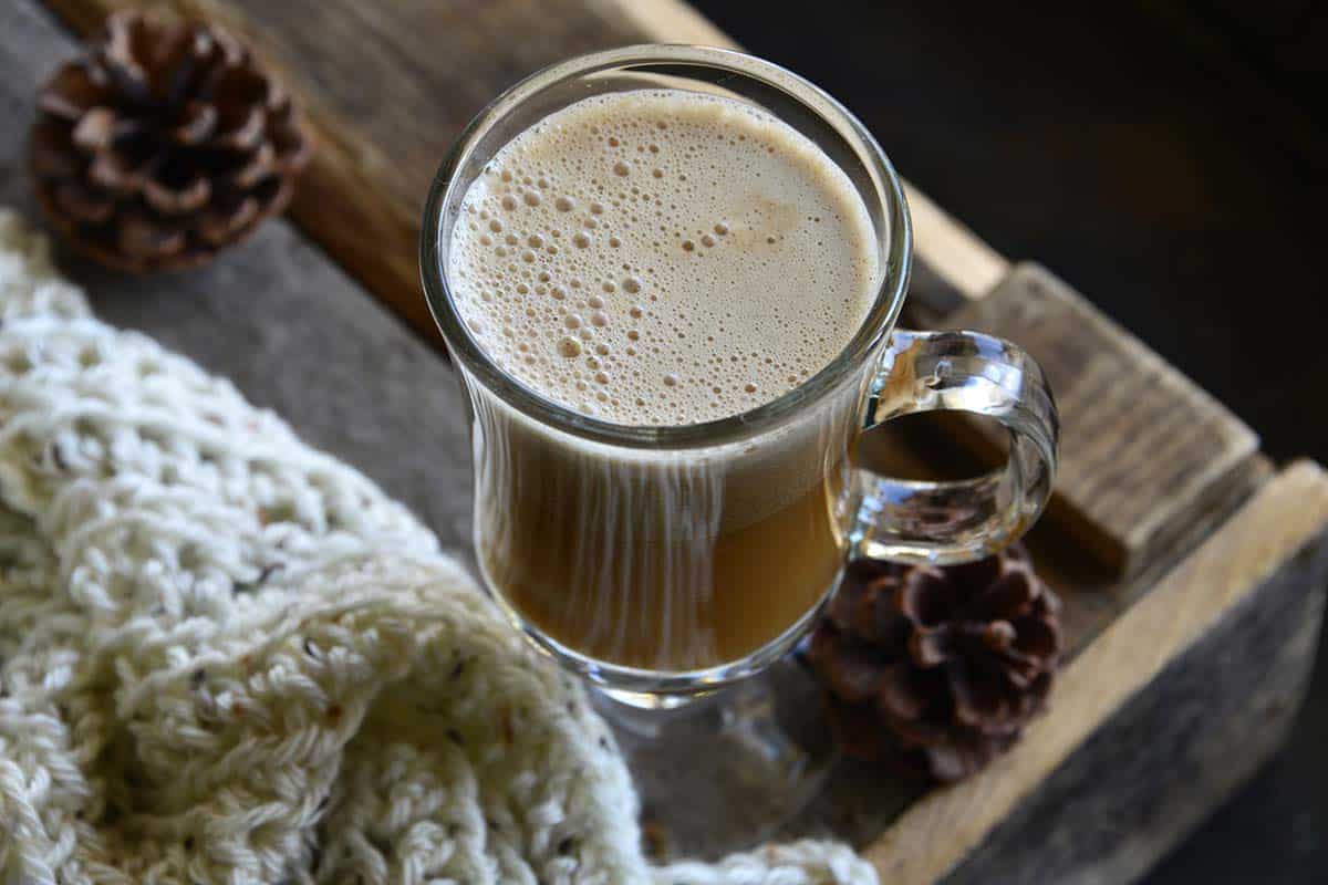 festive butter rum drink