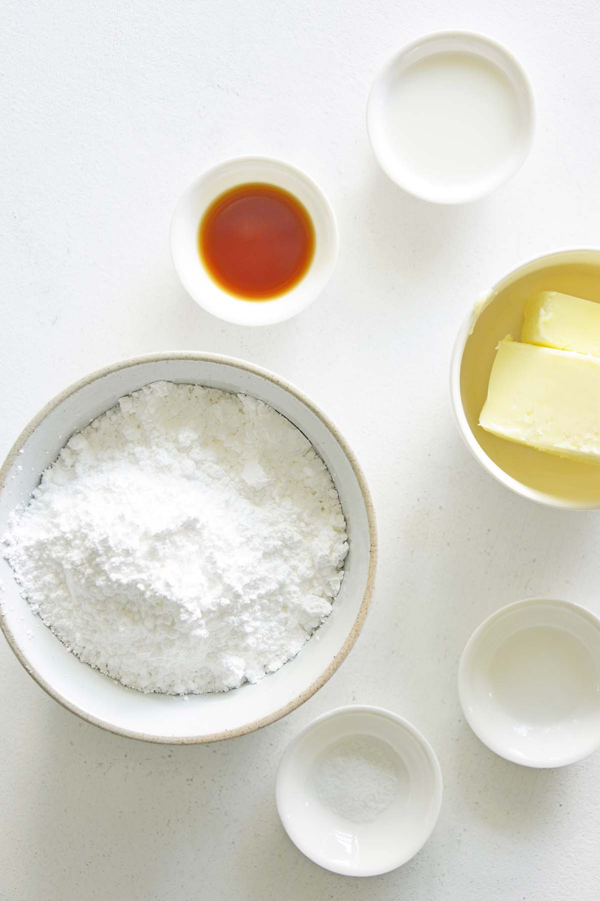 vanilla buttercream ingredients