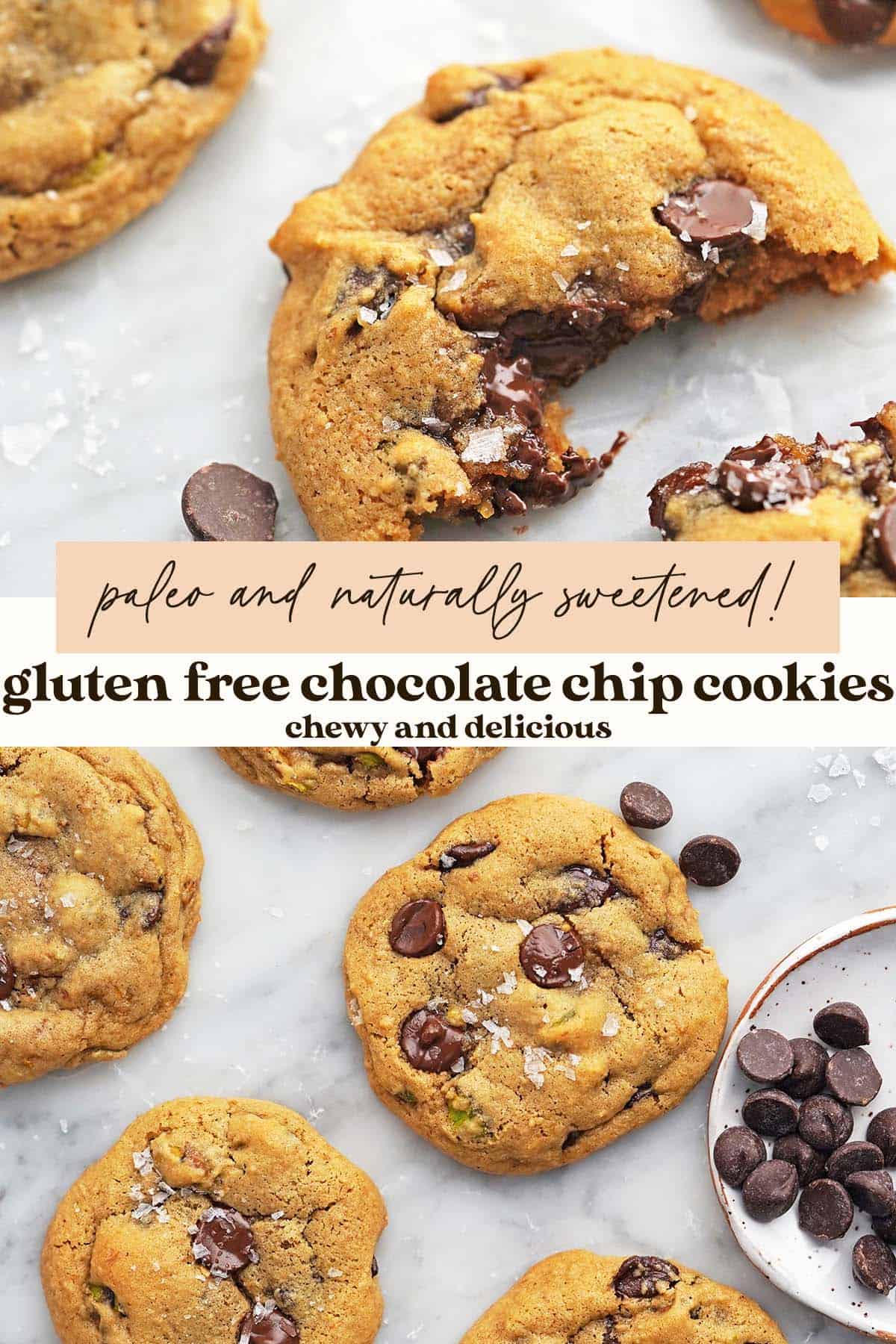 gluten free chocolate chip cookies recipe pin